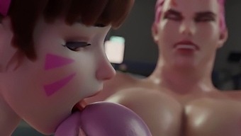 Cartoon Shemale Anal Sex In Hd With Zarya From Overwatch