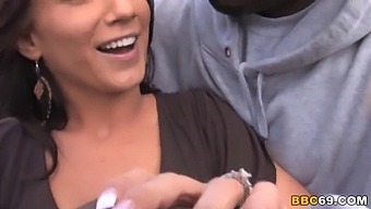 Carina Roman Engages In Interracial Anal With A Black Man