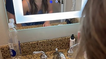 A Provocative Bridesmaid Steals Away For A Steamy Oral Quickie