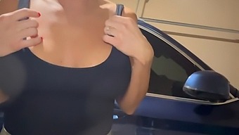 Amerika Has Some Hot Sex With Her Neighbor And Swallows His Semen In A Cup.